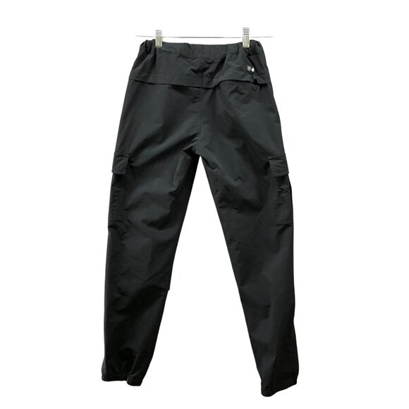 Zara Boys 11-12 Cargo Jogger Pants Black Performance Nylon Active - Picture 2 of 7